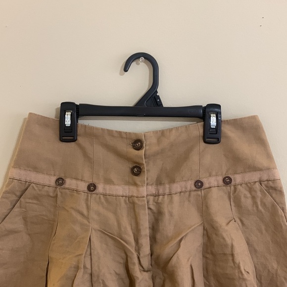 Matthew Williamson khaki flowy shorts - Picture 3 of 8